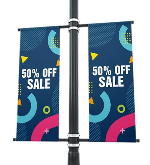linkmedia pole mount banners